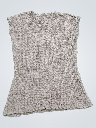 Smocked Beige Top