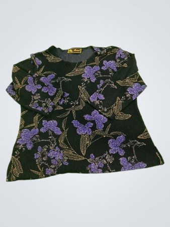 Mirasol Schwarzes Blumenmuster Top