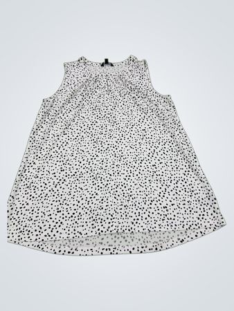 George Sleeveless Dalmation Print Top