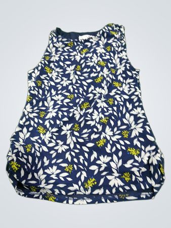 PERSEPTION CONCEPT Sleeveless Floral Print Top