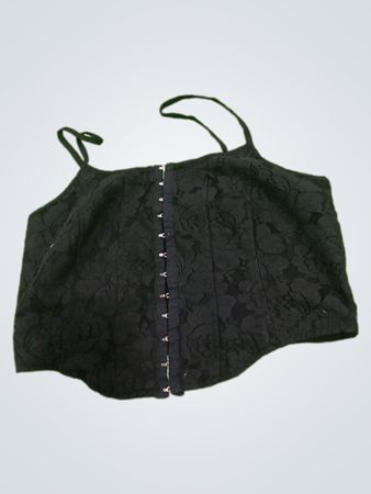 Wild Fable Black Lace Corset Top