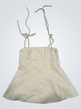 Robe mini vichie jaune