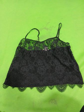Victoria's Secret Black Lace Cami Top