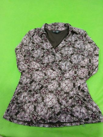 Blouse à manches longues imprimée INC International Concepts