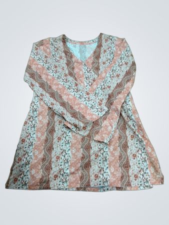 Long Sleeve Printed Tunic