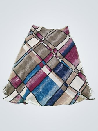 Jupe imprimée à carreaux Mix Nouveau Taille S