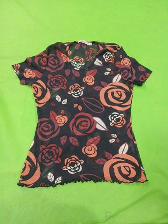 s.Oliver Sheer Floral Top
