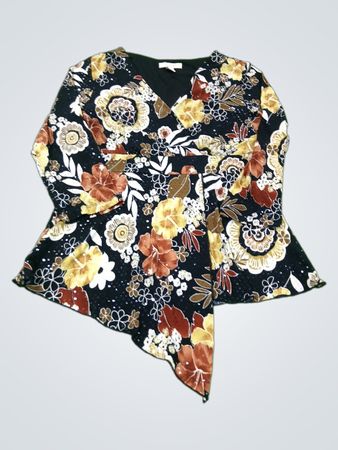 Dressbarn Blumenmuster Bluse