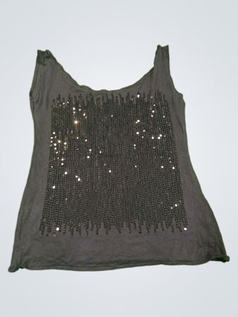 Women's sequined tank top