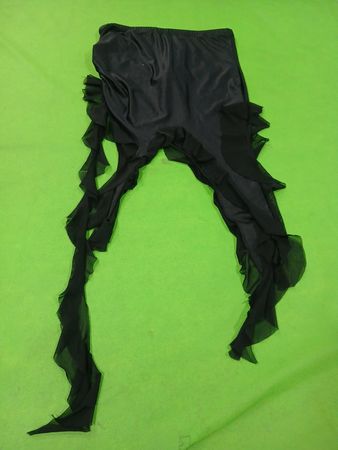 Leggings noirs à volants