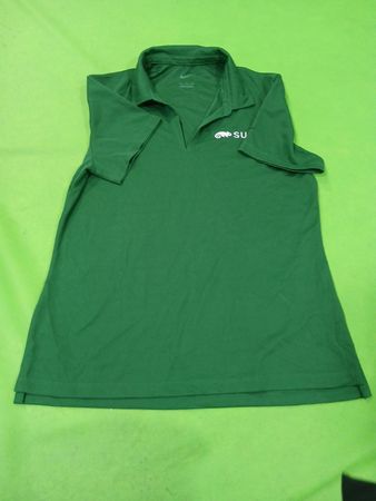 T-shirt polo vert Nike avec logo SU
