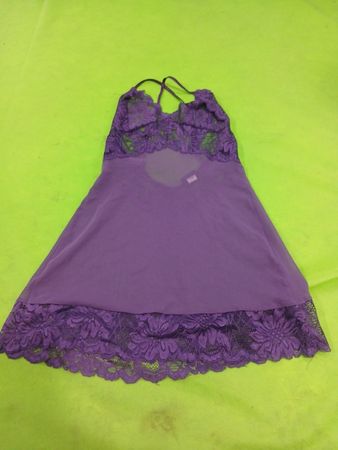 Frederick's of Hollywood Purple Lace Nightgown