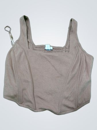 1st of Melrose Square Neck Corset Top