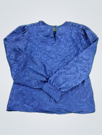 Alexandria Blue Textured Blouse Style 6347