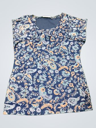 jh collectibles petit haut floral navy