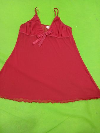 LVER Rote Bluse mit Schleifendetail