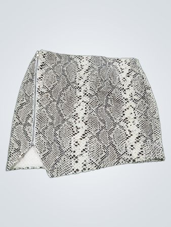 Jupon mini imprimé serpent OLIVACEOUS