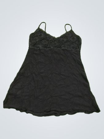Material Girl Black Lace Trim Cami