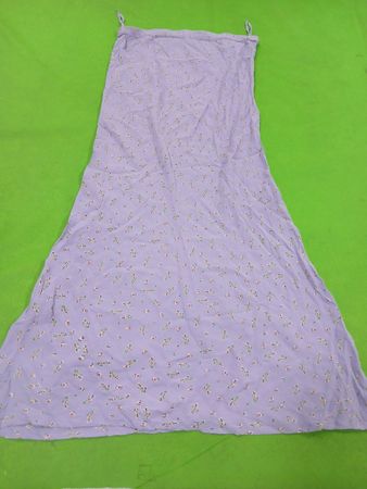 Lila Blumen-Maxi-Rock