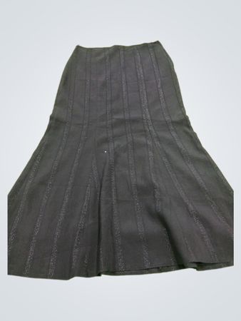 Flabia Damen Schwarzer Polyesterrock Größe 44