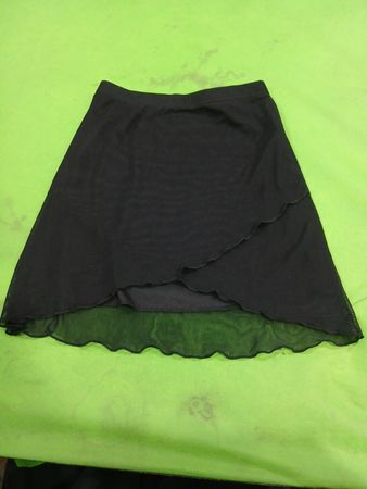 Jupon en tulle noir Romwe