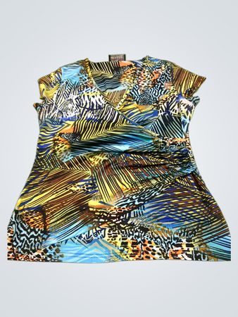 Tango Mango Collection Animal Print Kurzarm-Top