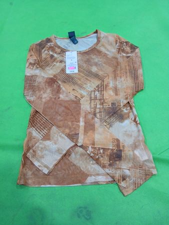 T-shirt à manches longues en mesh pour femmes Wild Fable