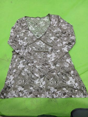 Tunique à manches longues à imprimé floral pour femmes