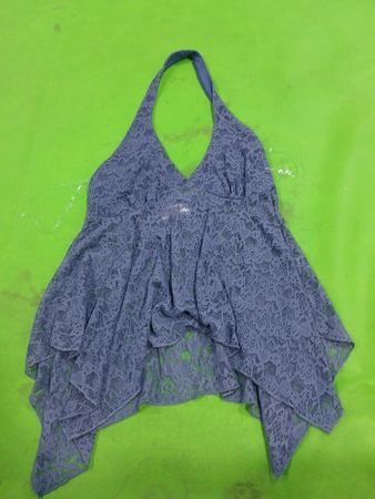 Electric Behaviour Lace Halter Top