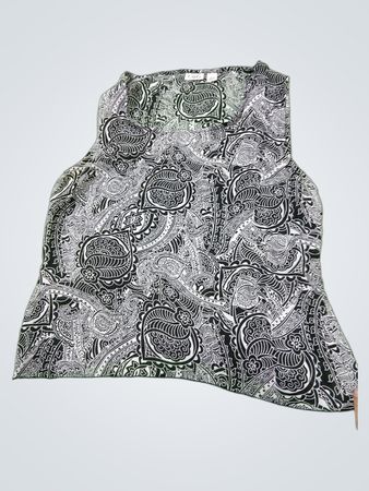 Cato ärmellose Bluse mit Paisley-Muster