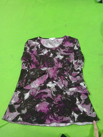 Dressbarn Floral Print Tunika-Oberteil