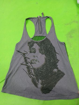 Joshua Perets Tanktop mit Reißverschluss und Grafikdruck