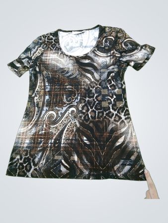 Laura Petites Damen Kurzarmshirt mit Print