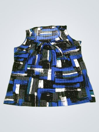 Piccadilly Fashions Damen-Top mit abstraktem Print, ärmellos