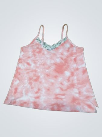 Rene Rofe Sleepwear Pink Tie-Dye Cami Top