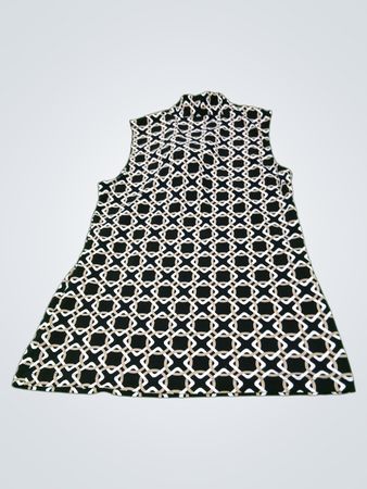 Top senza maniche con stampa geometrica Banana Republic