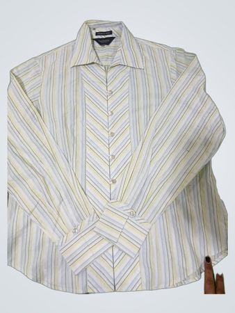 Van Heusen gestreiftes Langarmhemd
