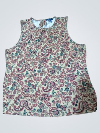 Chaps Paisley-Print ärmelloses Top