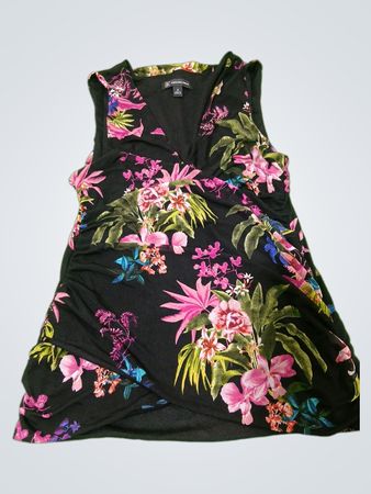 INC International Concepts Floral ärmelloses Top