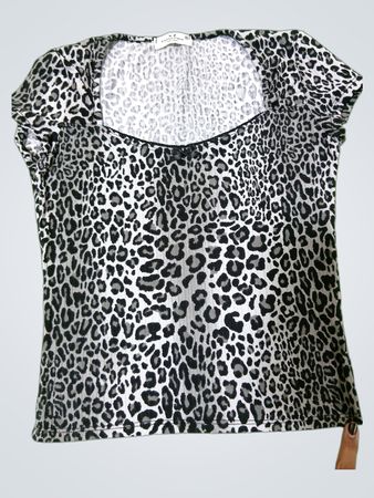 Kandice & Prana Leopard-Print-Top