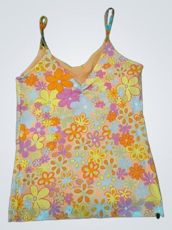 Spitzen-Camisole mit Blumenmuster