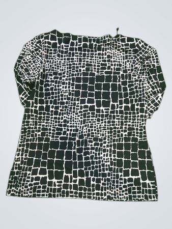 Froggy Langarmshirt mit schwarz-weißem Muster