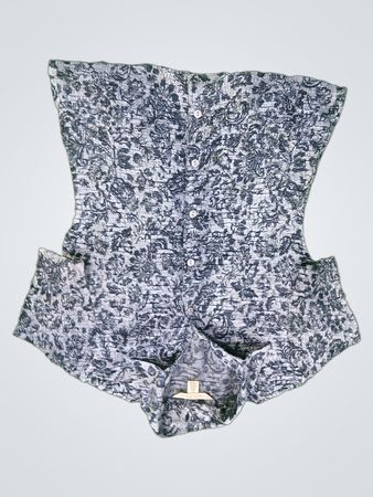 Casual Corner Damenoberteil mit gerafftem Bund und floralem Muster