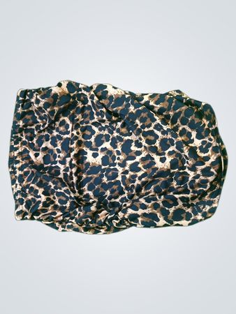 Leoprint-Trägerloses Oberteil