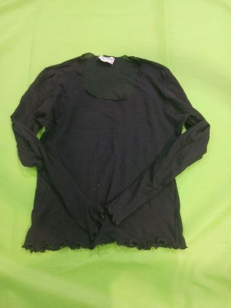 EVALINKA COLLECTION Schwarzes Langarmoberteil