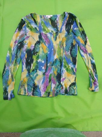 erin London Langarmshirt mit abstraktem Muster
