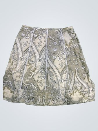 Ann Taylor Midirock mit Blumenmuster