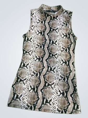 VIBE Sportswear Body mit Schlangenprint