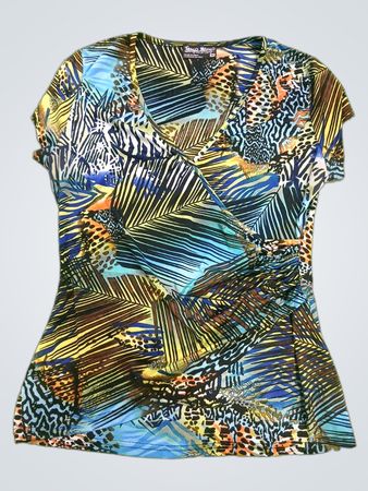 Tango Mango Collection Damen Tropical-Print-Top