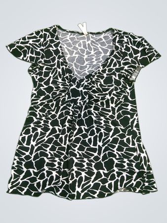 Heart Soul Schwarzweiß Giraffenmuster Kleid
